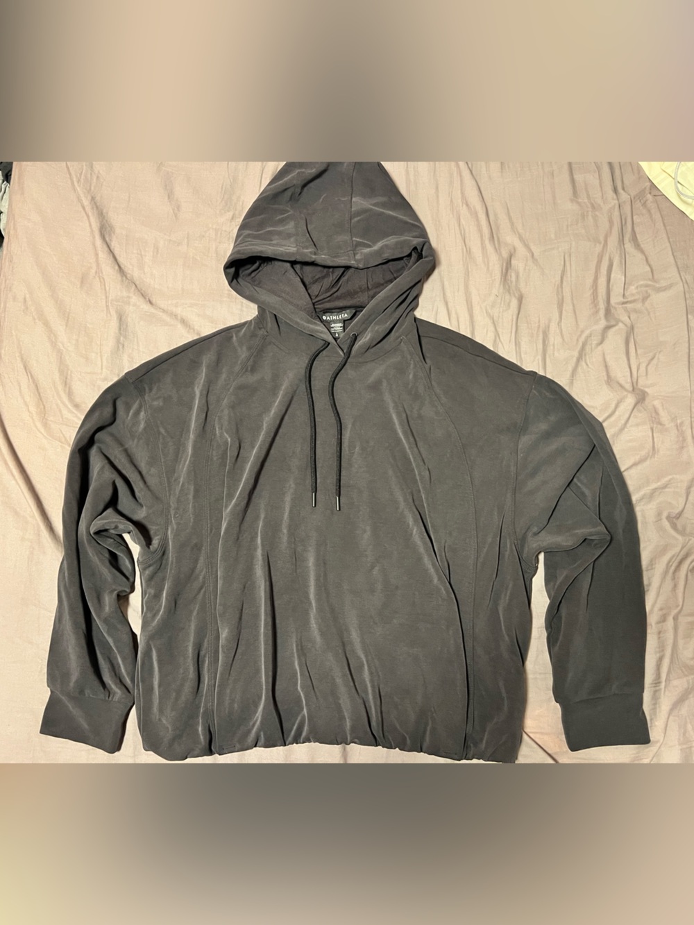 Athleta Black Pullover Hoodie